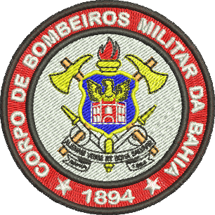 matriz de bordado Bombeiro Militar da Bahia