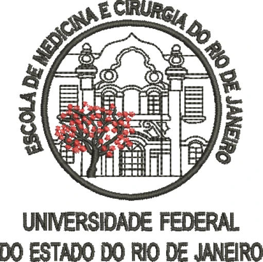 Visualização da matriz de bordado Escola de Medicina e Cirurgia do Rio de Janeiro - 02
