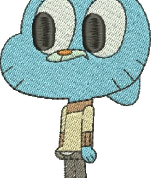 Visualização da Matriz de Bordado Gumball Watterson