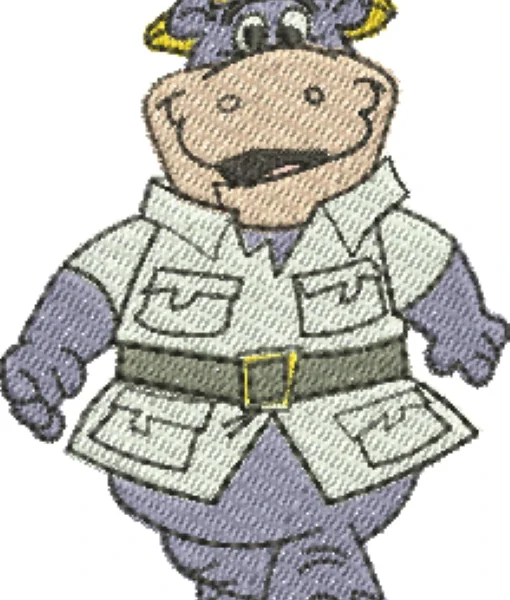 Visualização da Matriz de Bordado Peter Potamus 03