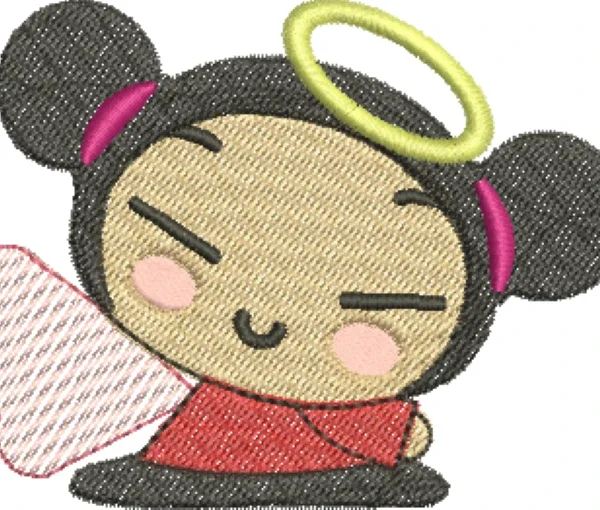 Visualização da Matriz de Bordado Pucca 02