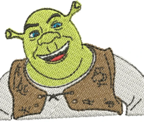 Visualização da matriz de bordado Shrek 04
