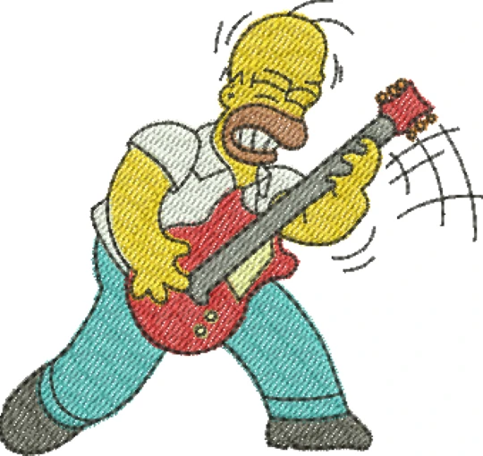Visualização da Matriz de Bordado Homer 03