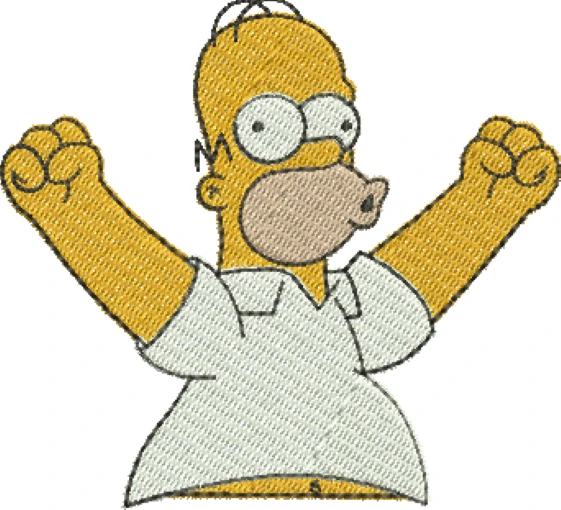 Visualização da Matriz de Bordado Homer 05