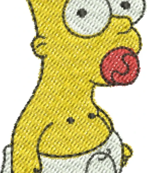 Visualização da Matriz de Bordado Baby Bart