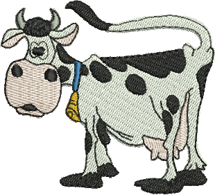 matriz de bordado Vaca 9