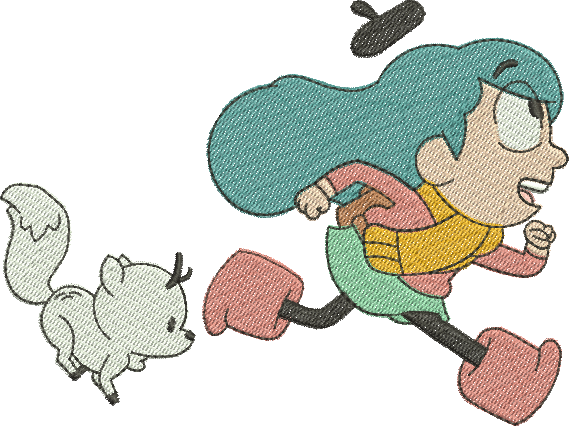 matriz de bordado Hilda 03 - Três Tamanhos