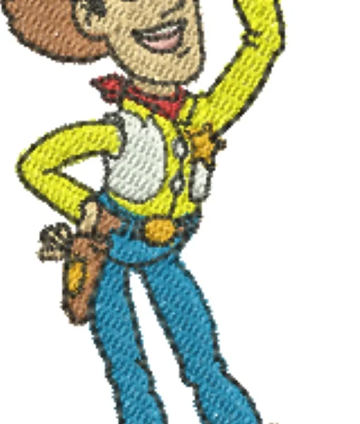 Visualização da Matriz de Bordado Xerife Woody