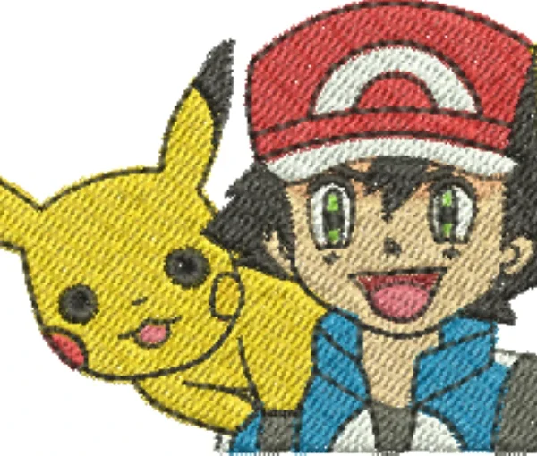Visualização da Matriz de Bordado Ash Ketchum 01