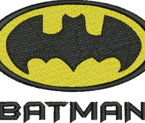 Visualização da Matriz de Bordado Símbolo Batman 01