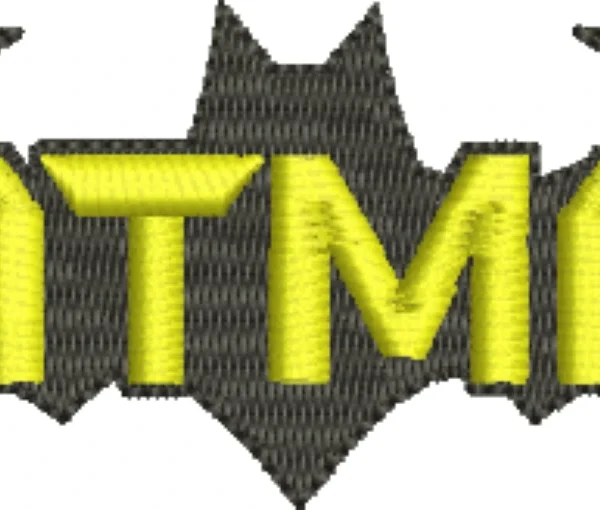 Visualização da Matriz de Bordado Símbolo Batman 03