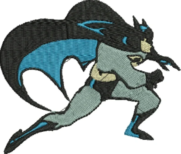 Visualização da Matriz de Bordado Batman 07