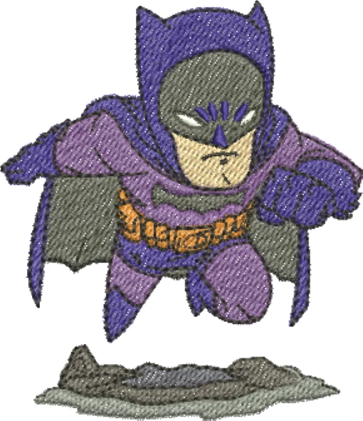 Visualização da Matriz de Bordado Batman 08