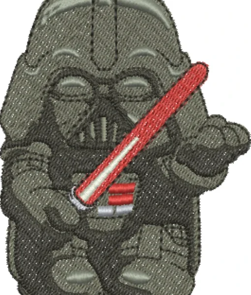 Visualização da Matriz de Bordado Darth Vader 00