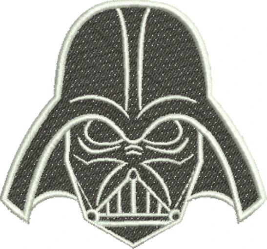 Visualização da Matriz de Bordado Darth Vader 02