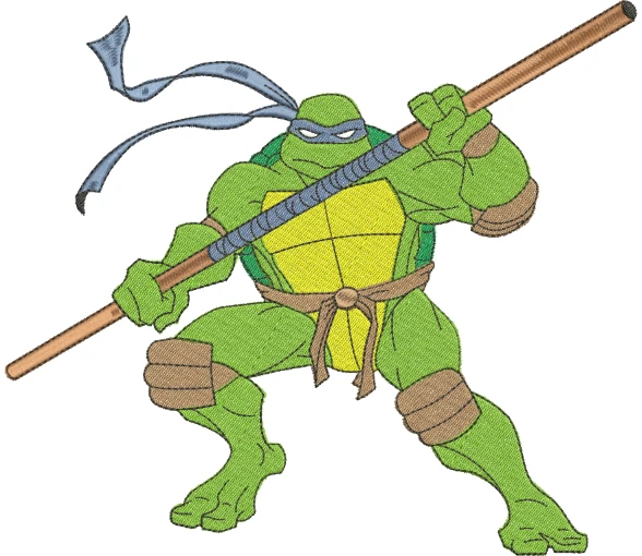 Visualização da Matriz de Bordado Donatello 01