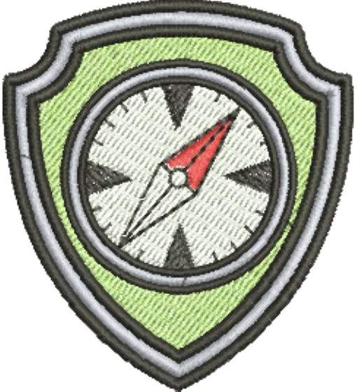 isualização da Matriz de Bordado Escudo Patrulha Canina 01
