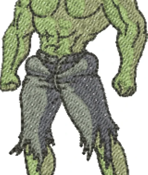 Visualização da Matriz de Bordado Hulk 08