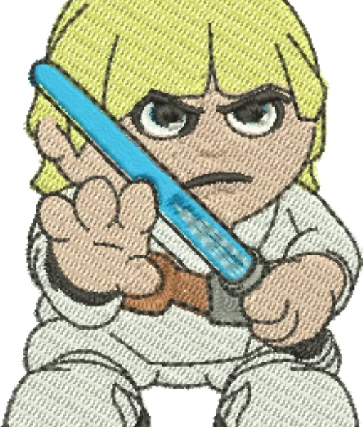 Visualização da Matriz de Bordado Luke Skywalker 00