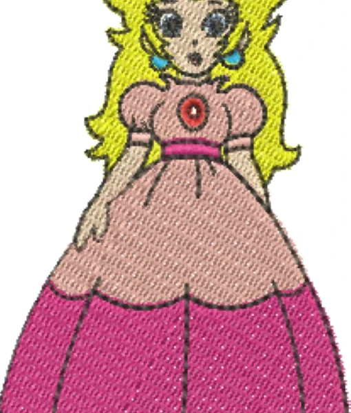Visualização da matriz de bordado Princesa Peach 02