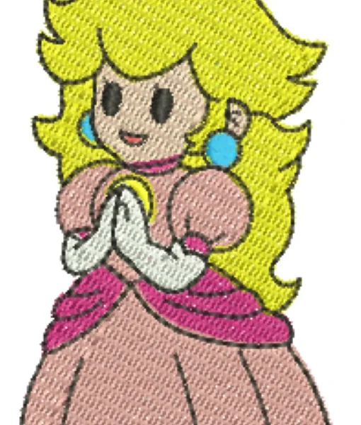 Visualização da matriz de bordado Princesa Peach 03