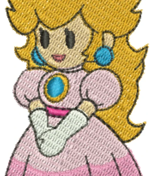 Visualização da matriz de bordado Princesa Peach 04