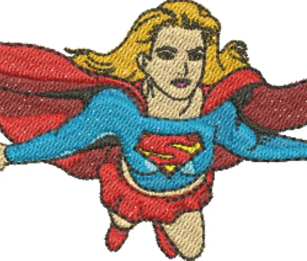 Visualização da Matriz de Bordado Super Girl 01