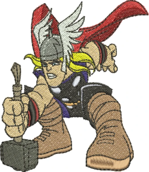 Visualização da Matriz de Bordado Thor 03