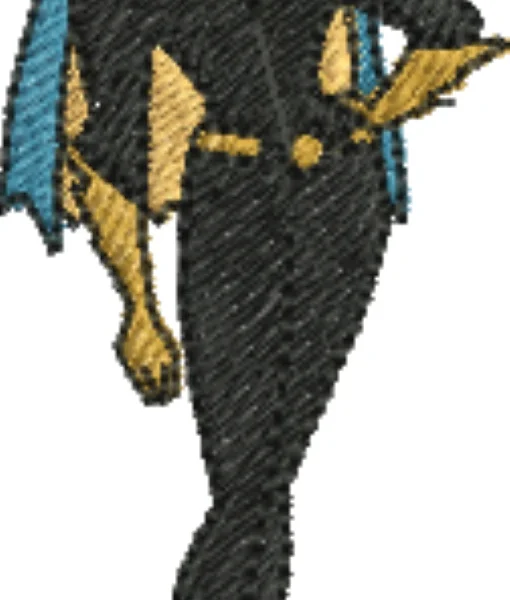 Visualização da Matriz de Bordado Batgirl 02