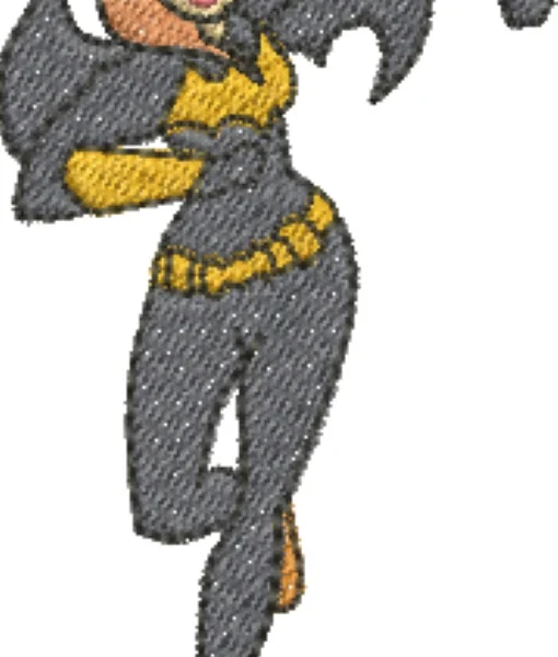 Visualização da Matriz de Bordado Batgirl 05