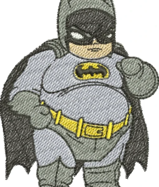 Visualização da Matriz de Bordado Batman 10
