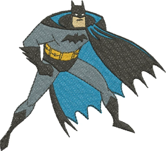 Visualização da Matriz de Bordado Batman 04