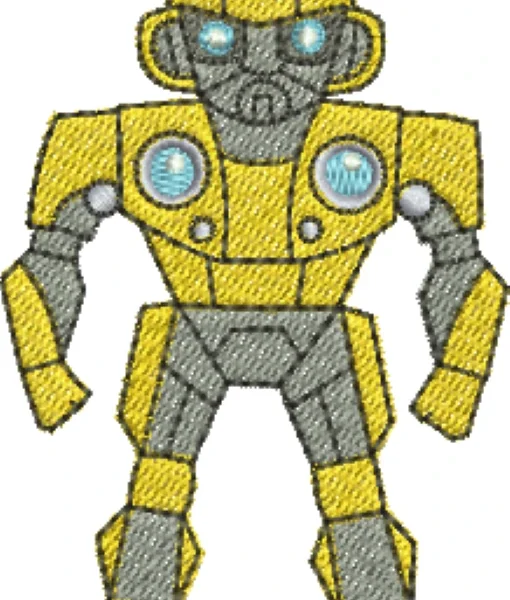 Visualização da Matriz de Bordado Bumblebee 02 - Transformers