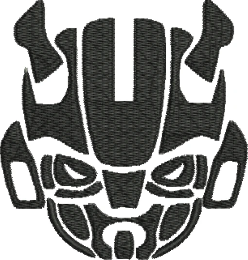 Visualização da Matriz de Bordado Símbolo Bumblebee - Transformers