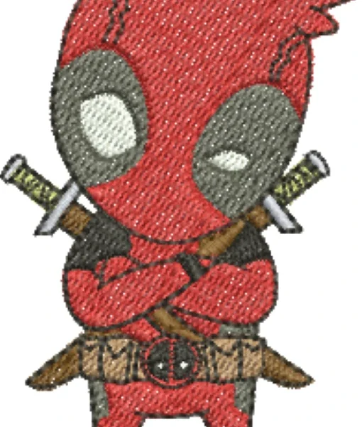 Visualização da Matriz de Bordado Deadpool 05