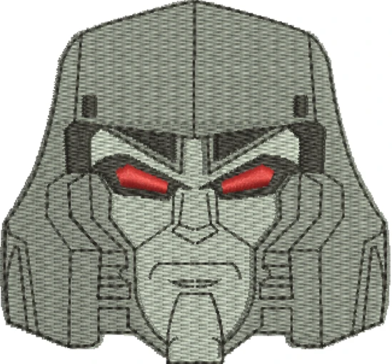 Visualização da Matriz de Bordado Símbolo Decepticons 01 - Transformers