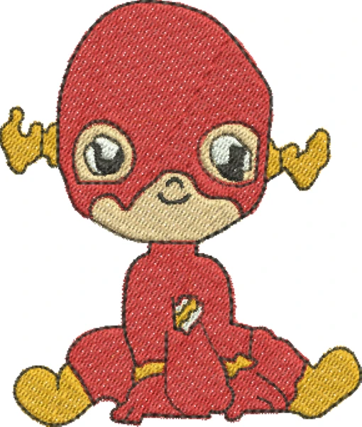 Visualização da matriz de bordado Flash Baby 01
