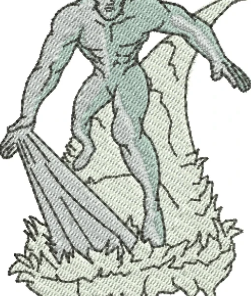 Visualização da Matriz de Bordado Iceman