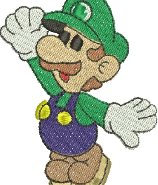 Visualização da matriz de bordado Luigi 01
