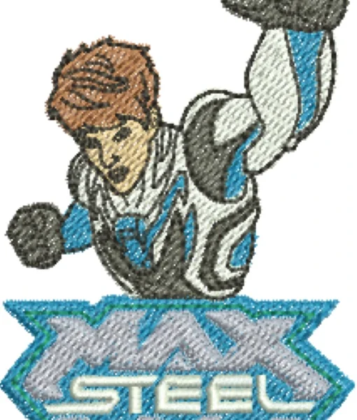 Visualização da Matriz de Bordado Max Steel 04