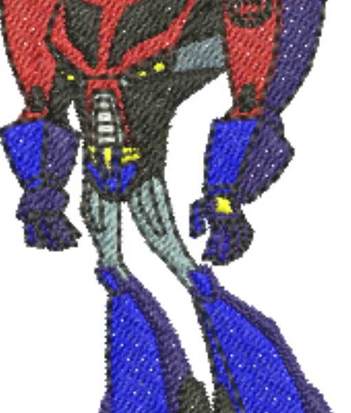 Visualização da Matriz de Bordado Optimus Prime 02 - Transformers