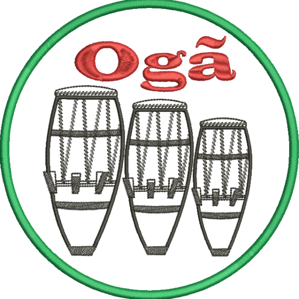 matriz de bordado Ogã 138 - Três Tamanhos