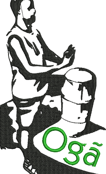 matriz de bordado Ogã 139 - Três Tamanhos