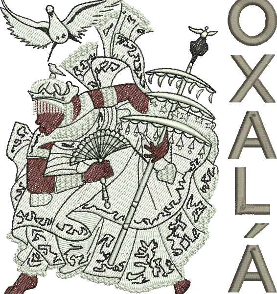 matriz de bordado Oxalá 169 - Três Tamanhos