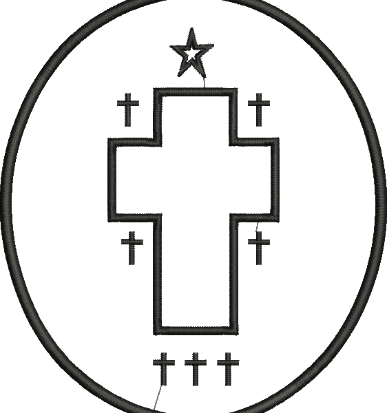 matriz de bordado Pai Antônio 204 - Três Tamanhos