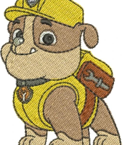 Visualização da Matriz de Bordado Rubble 00