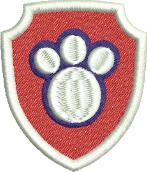 Visualização da Matriz de Bordado Escudo Patrulha Canina 11