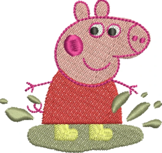 Visualização da Matriz de Bordado Peppa Pig 00
