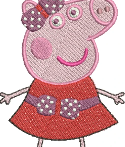 Visualização da Matriz de Bordado Peppa Pig 01