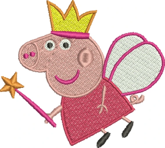 Visualização da Matriz de Bordado Peppa Pig 03